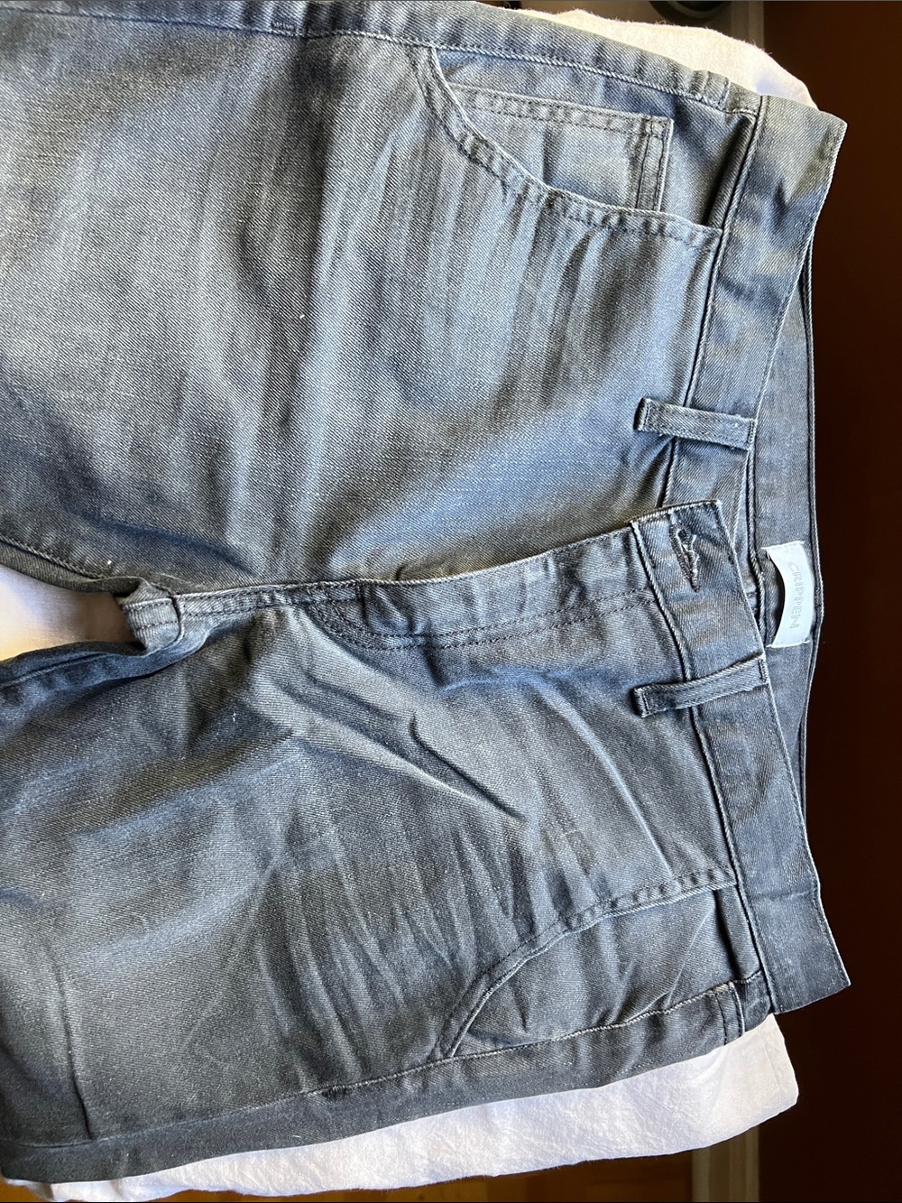 Grey black jeans